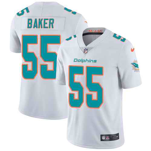 Nike Men & Women & Youth Dolphins 55 Jerome Baker White NFL Vapor Untouchable Limited Jersey,We sell and wholesale Nike Men & Women & Youth Dolphins 55 Jerome Baker White NFL Vapor Untouchable Limited Jersey on line form chian!